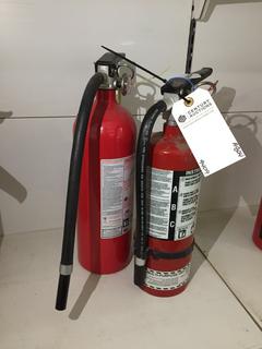 (2) Dry Chemical Fire Extinguishers.