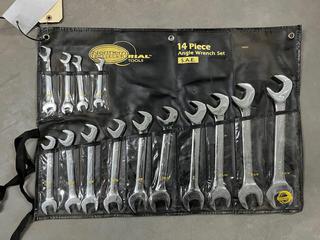 Northern Industrial 14-Piece SAE Angle Wrench Set.
