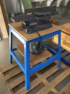 National Power Tools Planer Jointer om Steel Stand with Power Supply, 1/2hp, 60Hz, 110/220V, 8.2/4.1A, 1725RPM.