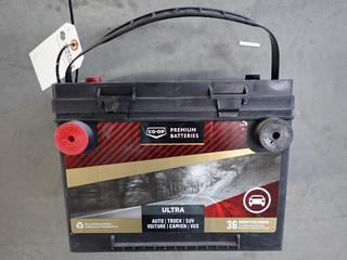 Co-Op 12V Ultra Premium Auto/Truck/SUV Battery, 778DT, Series 7000.