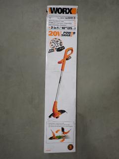 Worx WG154 20V 2-In-1 Gas Trimmer/Edger.