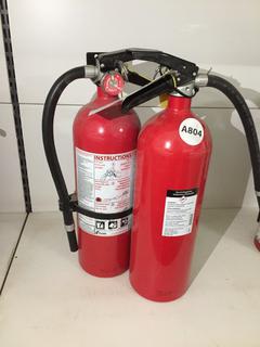 (2) Fire Extinguishers.