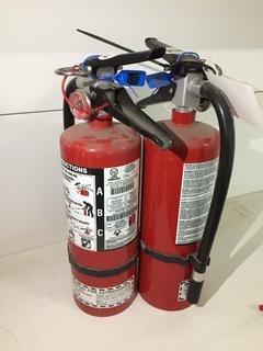 (2) Dry Chemical Fire Extinguishers.