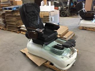 Gulfstream Model 9660-3 Massaging Pedicure Chair, 120V, 60Hz, 1.1A, 100W, Manufactured in 2020.