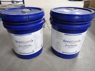 (2) 19L SpecChem Prime Re-Emulsifiable Underlayment Primer For Spec Flow.