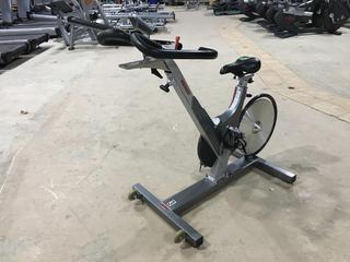 Keiser M3 Spin Bike c/w Self-Tensioning Poly V-Belt Drive & Monitor, S/N 120815-22877.