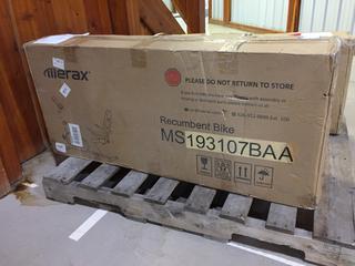 Merax Recumbent Bike, New in Box.