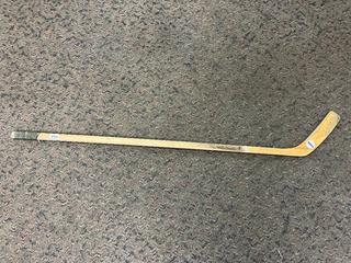 Kinsmen Skate A Thon Wooden Hockey Stick.