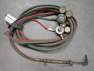 Harris Compressed Bar Regulators, Cutting Attachment & Hoses.