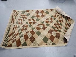 Floor Rug, Approximately 64in x 91in.