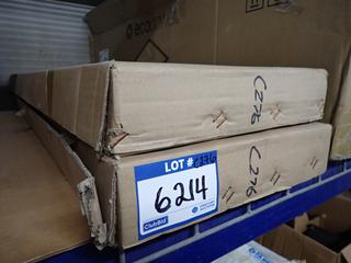 (2) Boxes of Ecopower Model FRK1X440WV4 1ft x 4ft LED Flat Panels.