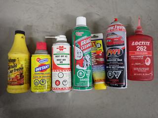 Assorted Lubricants.