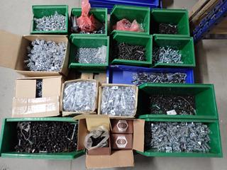 Assorted Clamp Nuts, Bolts, Nuts, Etc.