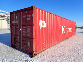 2005 40 Ft. Shipping Container, SN KKFU1747452
