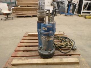 Tsurumi Pump Canada, Electric, Submersible Pump, Model NK4-22, 3 In., Single Phase, 60 Hz, 230V, 11.7A, SN B-11069271, *Note: Cracked Housing, Needs Aluminum Welding*  (R-1-2)