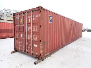 2007 40 Ft. Shipping Container, SN FSCU4614670