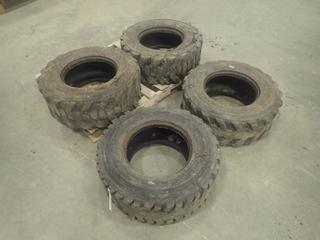 (2) Westlake K192 12-16.5 Skid Steer Tires, (1) Prime X Boss Grip XV 12-16.5 Skid Steer Tire, (1) Westlake CL719 12-16.5 Skid Steer Tire