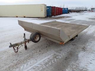 Polaris Triton Lite 101 10Ft. S/A Tilt-Deck Snowmobile Trailer c/w 4 Ft. Long Tongue, 2 In. Ball Hitch, 18.5x8.5-8 Tires, Spare Tire, 8 Ft. 5 In. Wide *Note: VIN OBL*