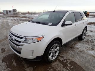 2011 Ford Edge Limited AWD SUV c/w Ford 3.5L V6, A/T, A/C, Leather, Sunroof, Rear Backup Camera, Auto Lift Gate, Remote Start, 255/50R20 Tires, Spare Tire, Showing 222,131 Kms, VIN 2FMDK4KCXBBB42136 *Note: Requires New Front Drivers Side Bearing And Repairs To Brake Booster*