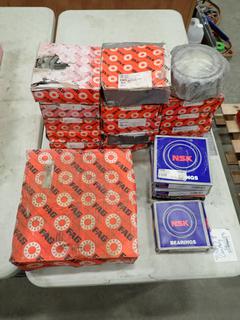 (4) FAG 22315-E1-K Bearings, (11) FAG 22315-E1 Bearings, (1) FAG 22326E1AK.M.C3 Bearing, (3) NSK 63142RS Bearings, (1) NSK 6215DDUC3 Bearing (N42)