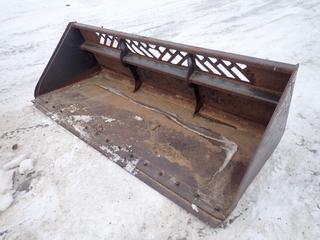 Virnig 8 Ft. Skid Steer Snow Bucket Attachment **Note: Located Offsite at 53519 Range Road 223, Ardrossan AB, T8E 2L7, For More Information Contact Chris 587-340-9961**