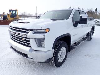 2020 Chevrolet Silverado 2500 LTZ HD 4X4 Pickup c/w 6.6L V8, A/T, A/C, Leather, Back Up Camera, Onboard 4G Wifi and Navigation, Hitch Rails, Remote Start, GVWR 10,650 Lb, Front Axle 4,800 Lb, Rear Axle 6,600 Lb, LT275/70R18 Tires, Showing 177,241 Kms, VIN 1GC4YPE72LF160732 *Note: Dent In Front and Rear Bumper*