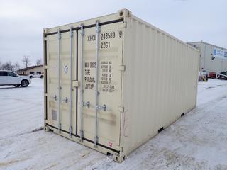 2022 20 Ft. Storage Container, SN XHCU2435899