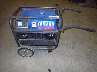 Yamaha EF3800 Generator c/w 120/240 Volts, Single Phase, 27.5A/13.8A, DC 12V, 10A Battery Charger, SN 880909 (H)