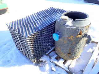 (2) Sump Barrels , 28 In. x 20 In. w/ 2 In. Septic Pump w/ Trickling Filter **Located Offsite at 21220-107 Avenue NW, Edmonton, For More Information Contact Richard at 780-222-8309**