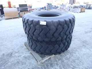(2) Michelin Wheel Loader Tires, 20.5R25