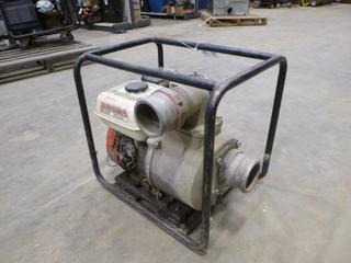 Honda Deluxe WD30X, 3 In. Trash Pump, w/ Honda GX160, 5.5 HP, Gas Engine, *Note: Pulls Over, Running Condition Unknown* (H)