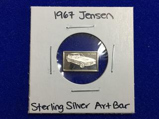 1967 Jensen Sterling Silver Art Bar.