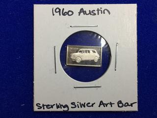 1960 Austin Sterling Silver Art Bar.