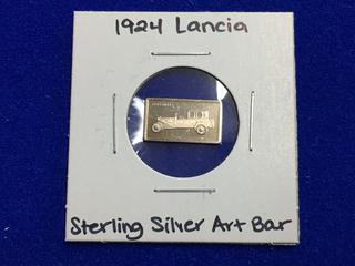 1924 Lancia Sterling Silver Art Bar.