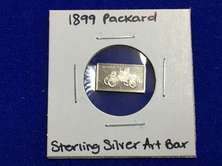1899 Packard Sterling Silver Art Bar.