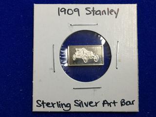 1909 Stanley Sterling Silver Art Bar.