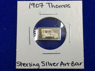 1907 Thomas Sterling Silver Art Bar.