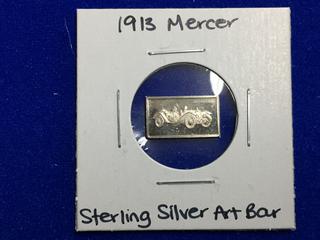 1913 Mercer Sterling Silver Art Bar.