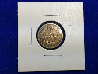 1860 United States One Cent Coin.