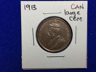 1913 Canada Large One Cent Coin.