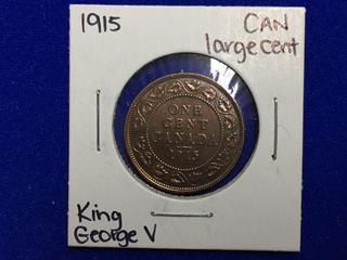 1915 Canada One Cent Coin.