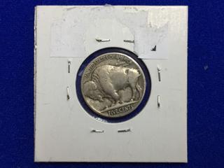 1936 United States Buffalo Nickle.