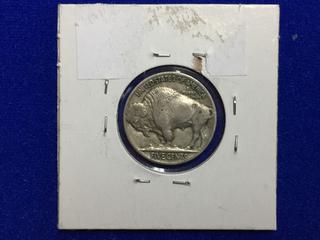 1935 United States Buffalo Nickle.
