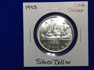 1953 Canada Silver Dollar.