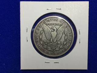 1879 United States Morgan Silver One Dollar Coin.