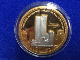 2001-2006 September 11, 2001 Rememberance Coin.