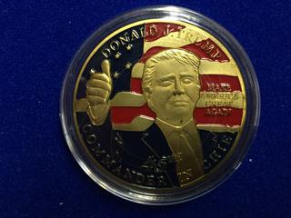 Donald Trump Colour Printed Token.