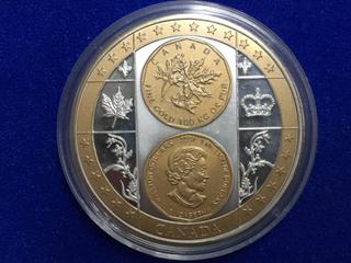 Precious Treasures Colour Printed Coin.