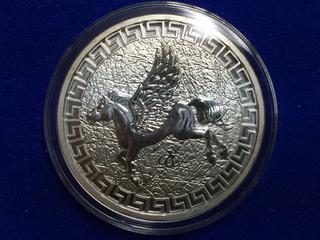 2022 One Ounce .999 Silver Coin, "Pegasus".