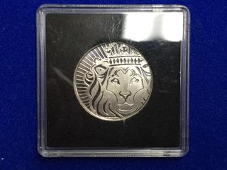 One Quarter Of A Troy Ounce Scottsdale Silver .999 Pure Silver Coin.